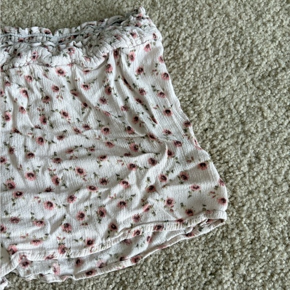 Urban outfitters out from under Lilly lounge Shirred ruffle micro shorts small - Picture 5 of 13